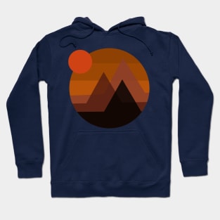 Sunset Over The Mountains Hoodie